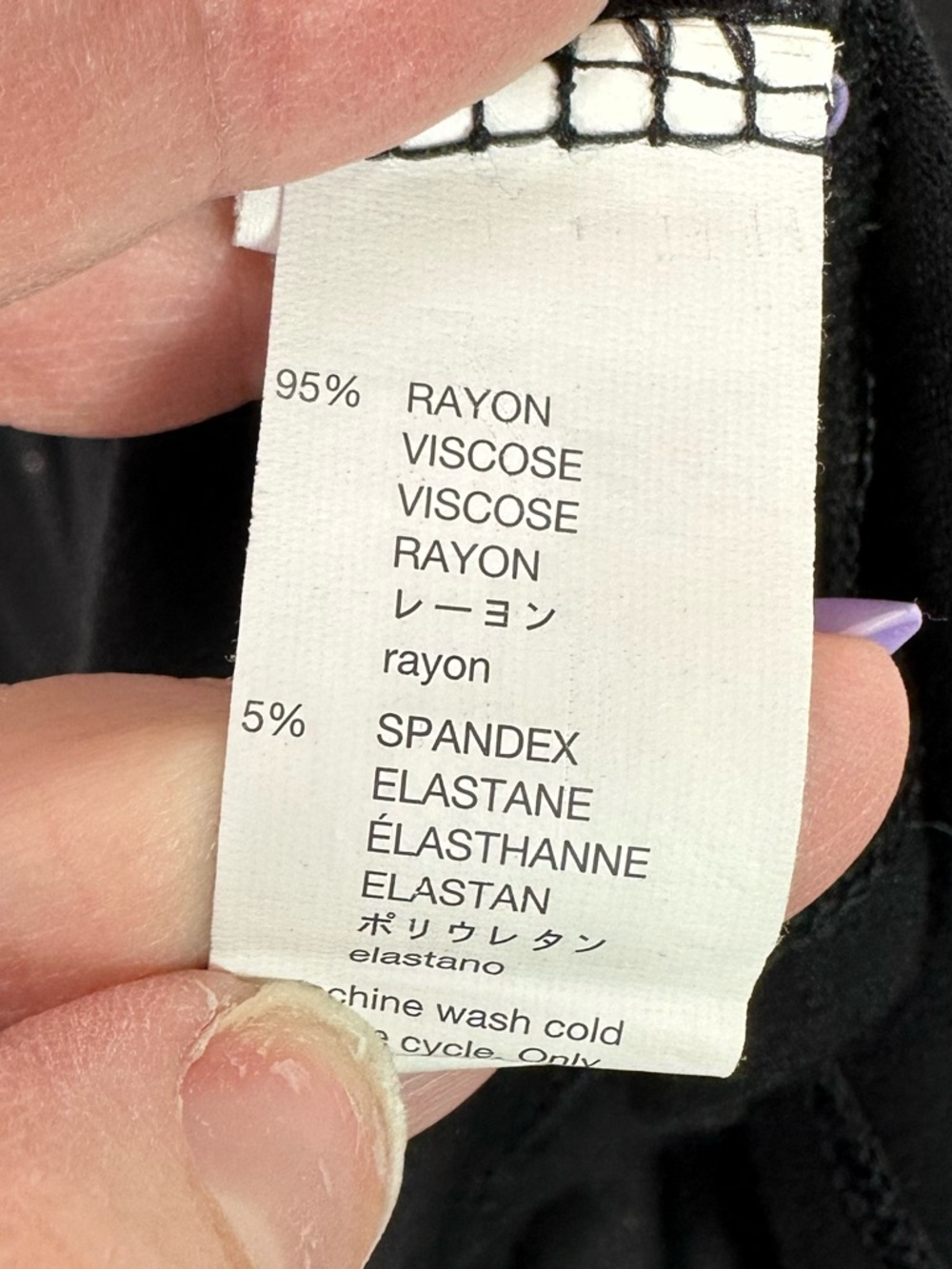 GAP Black Women's Top with V-Neck small - Picture 5 of 5